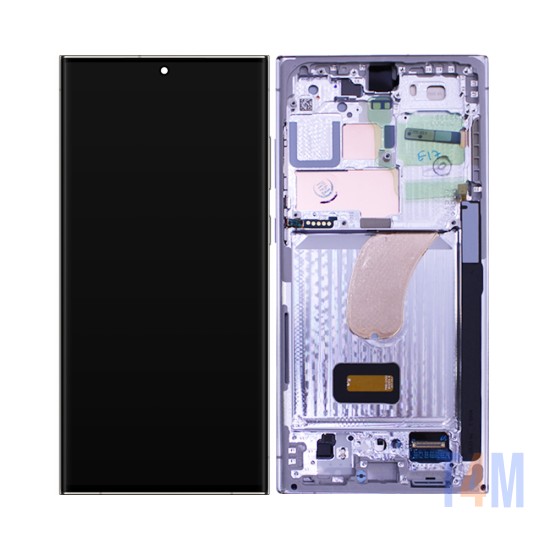 Touch+Display Con Frame Samsung Galaxy S23 Ultra 5g/S918 6,8" Service Pack (GH82-30465G/30466G) Cielo Azul